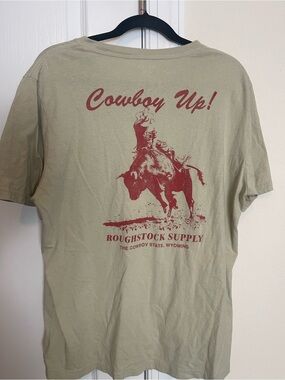Old Navy Tan 'Cowboy Up!' Graphic Tee